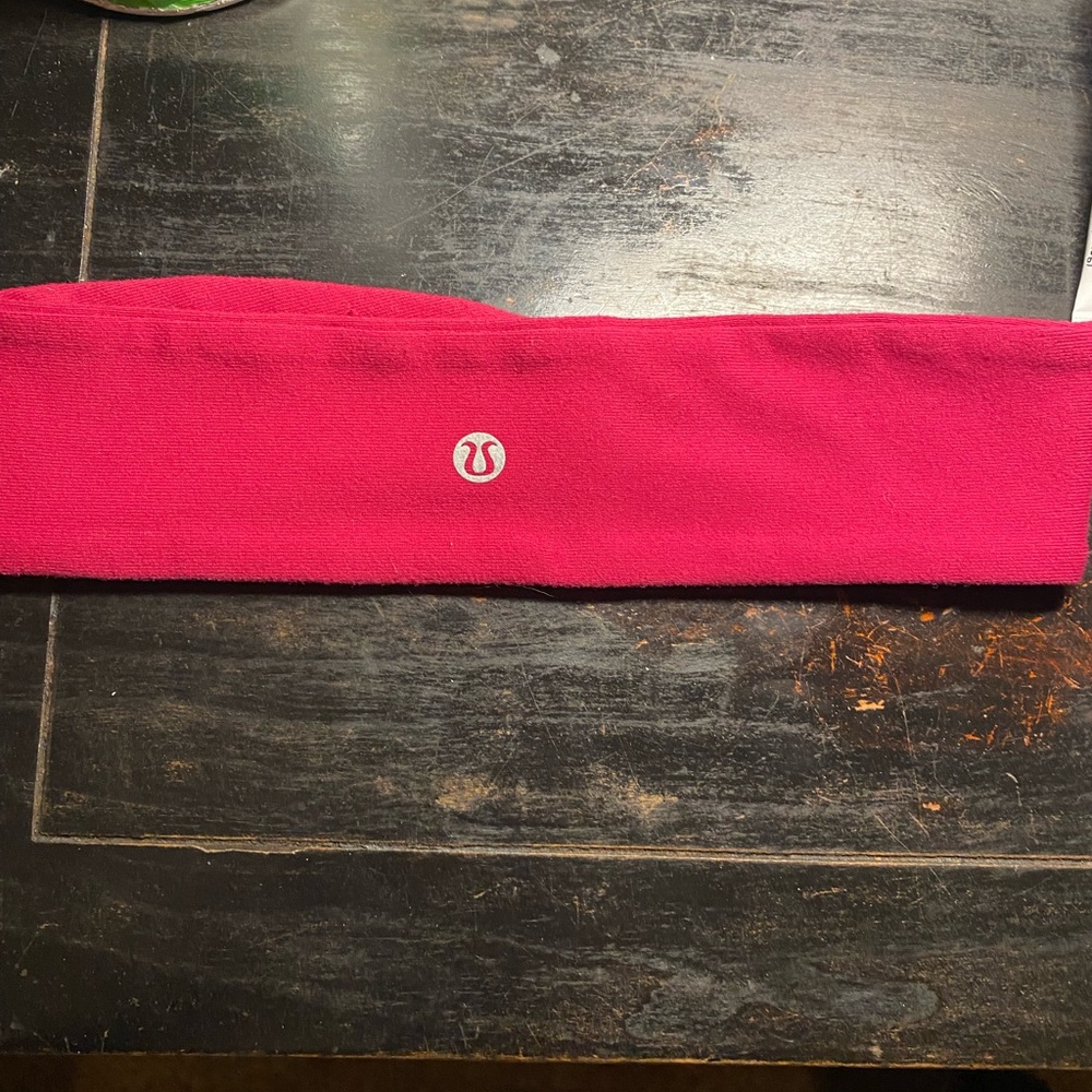 Lululemon Athletica Pink Hair Accessory Moisture-Wicking Headband